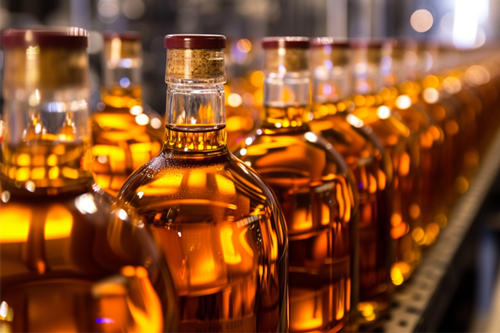 Bottling process of rakija products